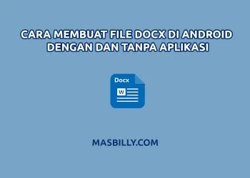 Cara Membuat File DOCX di Android