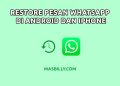 Cara Restore WhatsApp