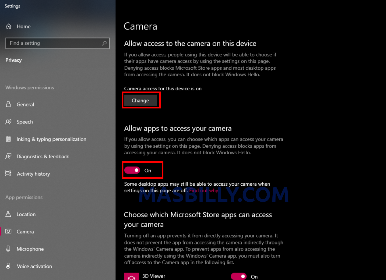 Cara Mengaktifkan Kamera Laptop Windows 10 | Masbilly.com