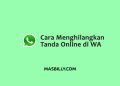 Cara Menghilangkan Tanda Online di wa